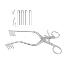 Anderson-Adson Self Retaining Retractor 4 x 4 Sharp Prongs Stainless Steel, 20 cm - 8"